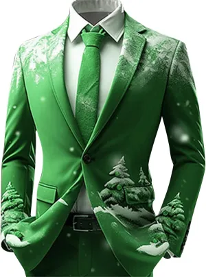 ZYXTIM Mens Floral Tuxedo Jacket Paisley Shawl Lapel Sequin Blazer Suit Dinner Party Prom Wedding Tuxedo Coat Suit Jacket